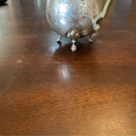 Vintage International Silver Co.Silverplated Pitcher Hand Made in India - Picture 9 of 16